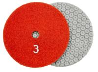 Алмазные гибкие шлифовальные круги Гайка мини Pads 5-STEP D100 №3 Алмазные гибкие шлифовальные круги Гайка мини Pads 5-STEP D100 №3