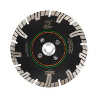 Диск алмазный отрезной турбо с фланцем GABBRO 125*M14*2,0 мм гранит сухой рез TECH-NICK